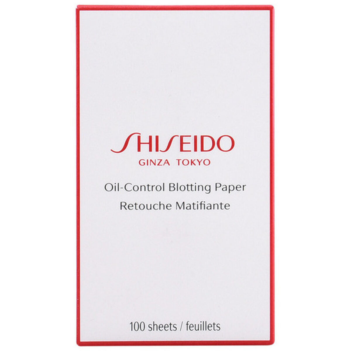 Fueuilles en Papier Astringent Shiseido The Essentials (100 Unités)