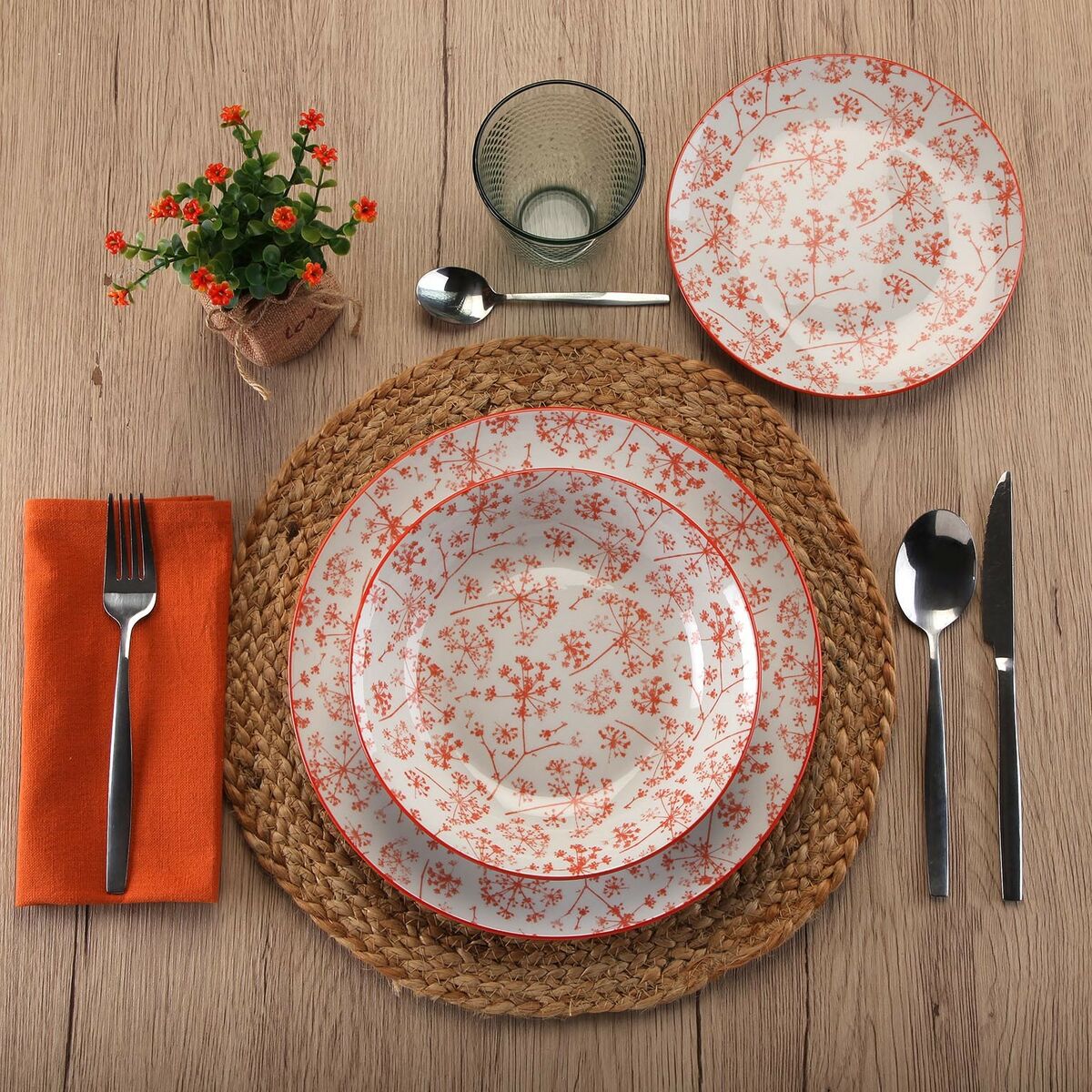Tableware Versa Lina 18 Pieces Porcelain