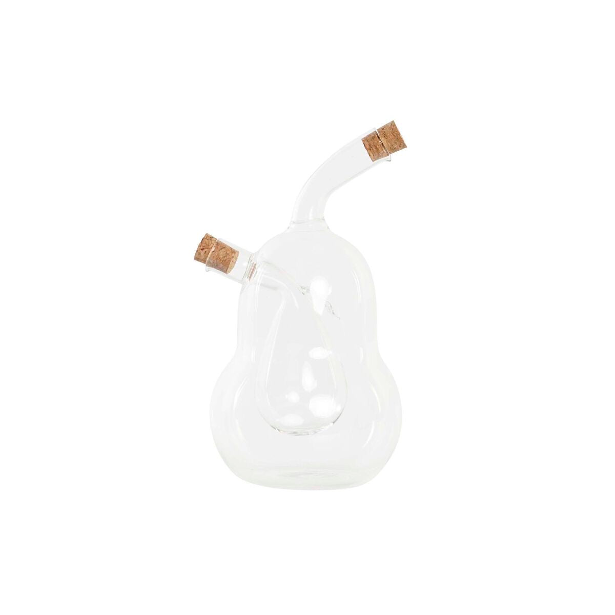 Oil and Vinegar Set DKD Home Decor 12 x 10 x 18,6 cm Transparent Cork 540 ml Borosilicate Glass