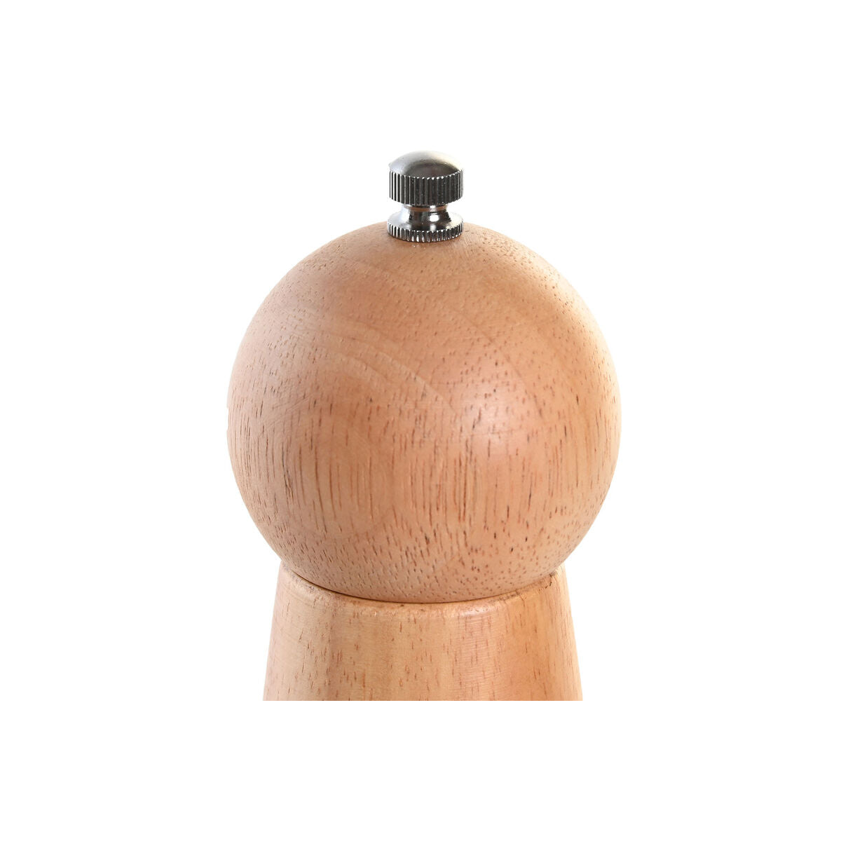 Pepper mill DKD Home Decor 6 x 6 x 21 cm Natural Stainless steel Bamboo