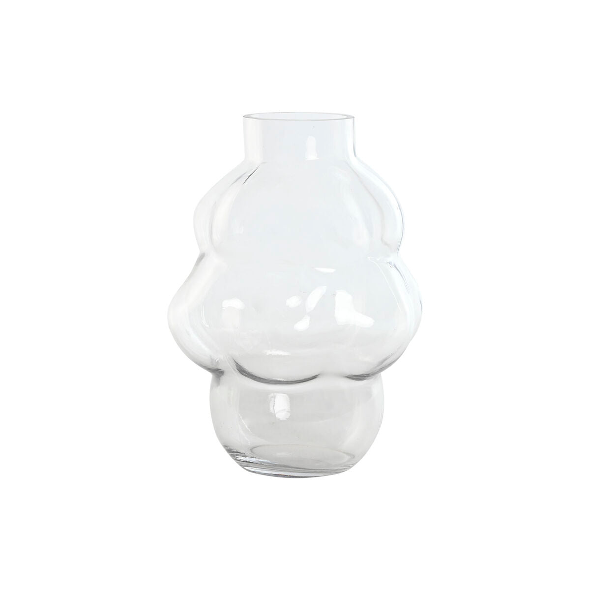 Vase Home ESPRIT Transparent Crystal 24 x 22 x 32 cm
