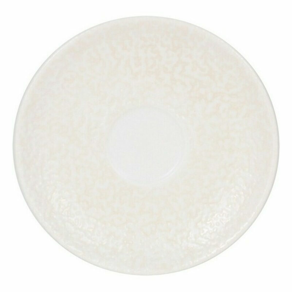 Assiette Inde Atelier Porcelaine Blanc Ø 12 cm (6 Unités) (ø 12 cm)