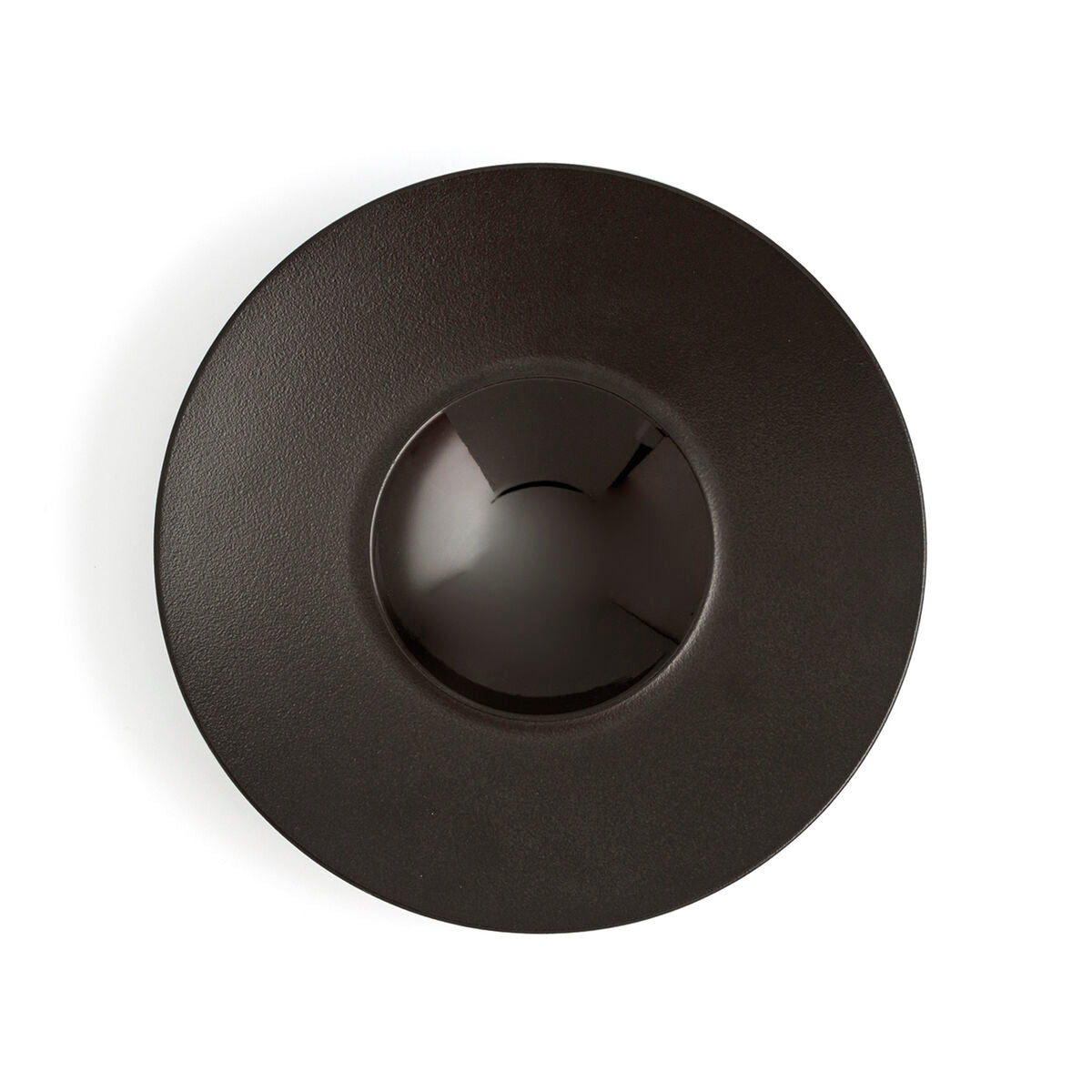 Deep Plate Ariane Gourmet Ceramic Black (Ø 28 cm) (6 Units)
