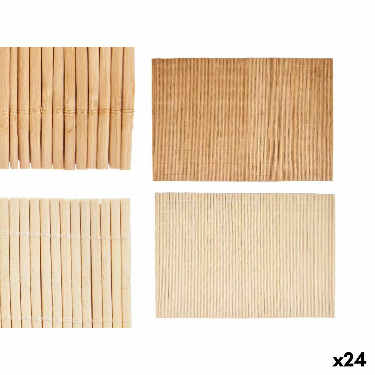 Untersetzer 30 x 44 cm Bambus (24 Stück)