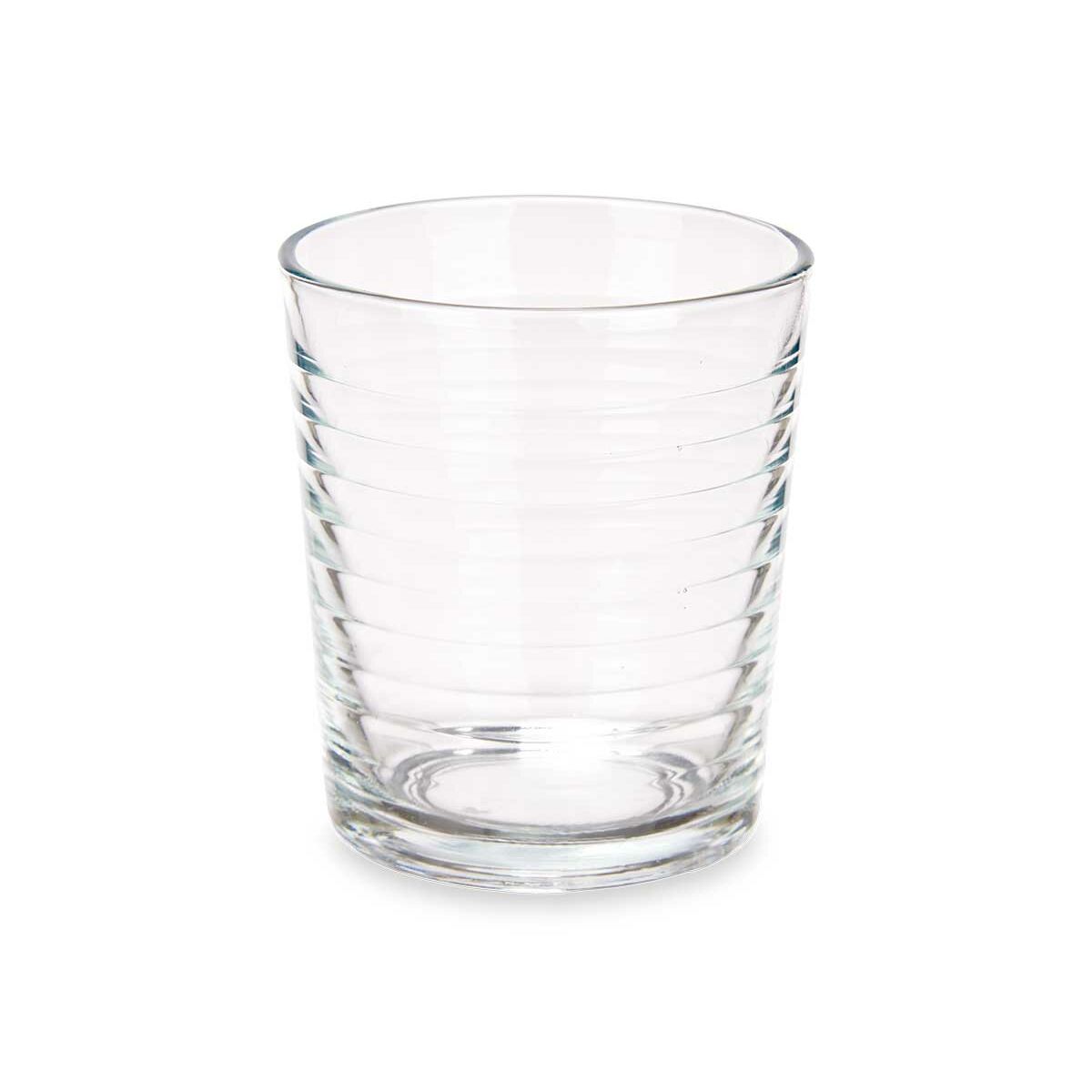 Gläserset Streifen Durchsichtig Glas 360 ml (6 Stück)