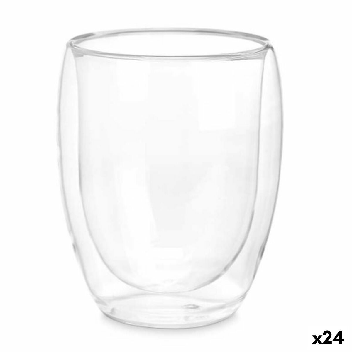 Trinkglas Durchsichtig Borosilikatglas 326 ml (24 Stück)