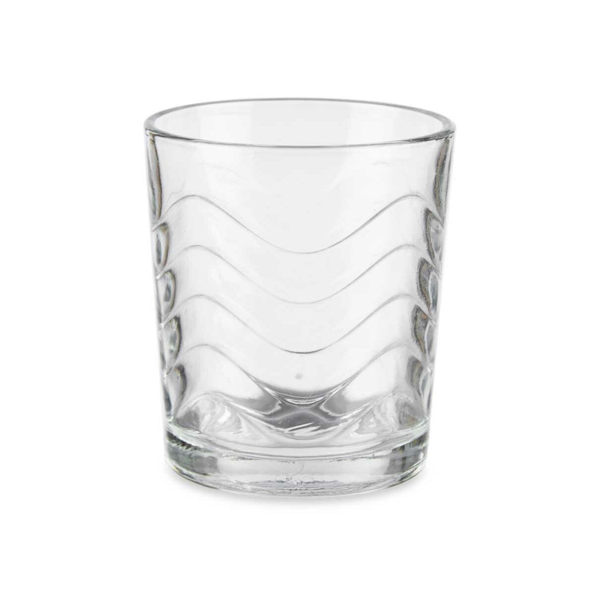 Gläserset Wellen Durchsichtig Glas 265 ml (8 Stück)